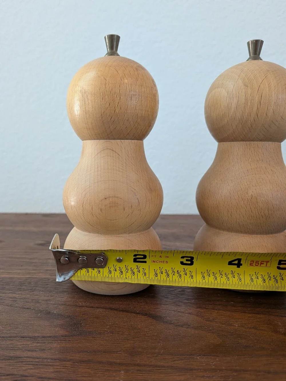 Vintage Denmark Mid-Century Salt And Pepper Grinders 6